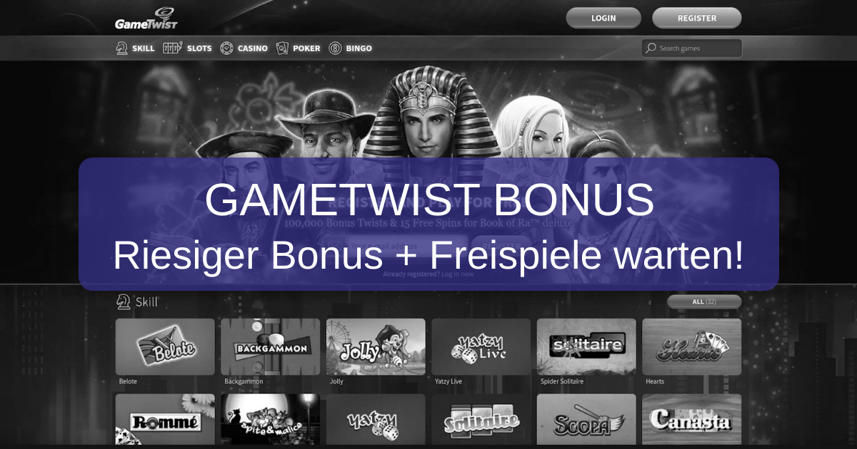 Gametwist Bonus 2026 - Top Angebote in Deutschland
